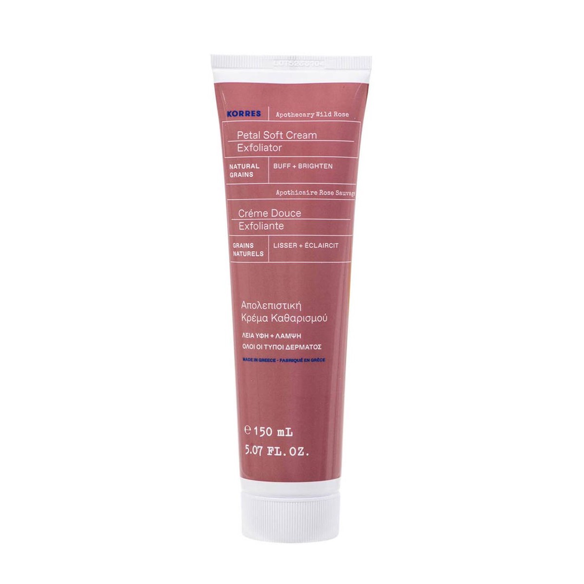 KORRES Apothecary Wild Rose Petal Soft Cream Exfoliator 150ml