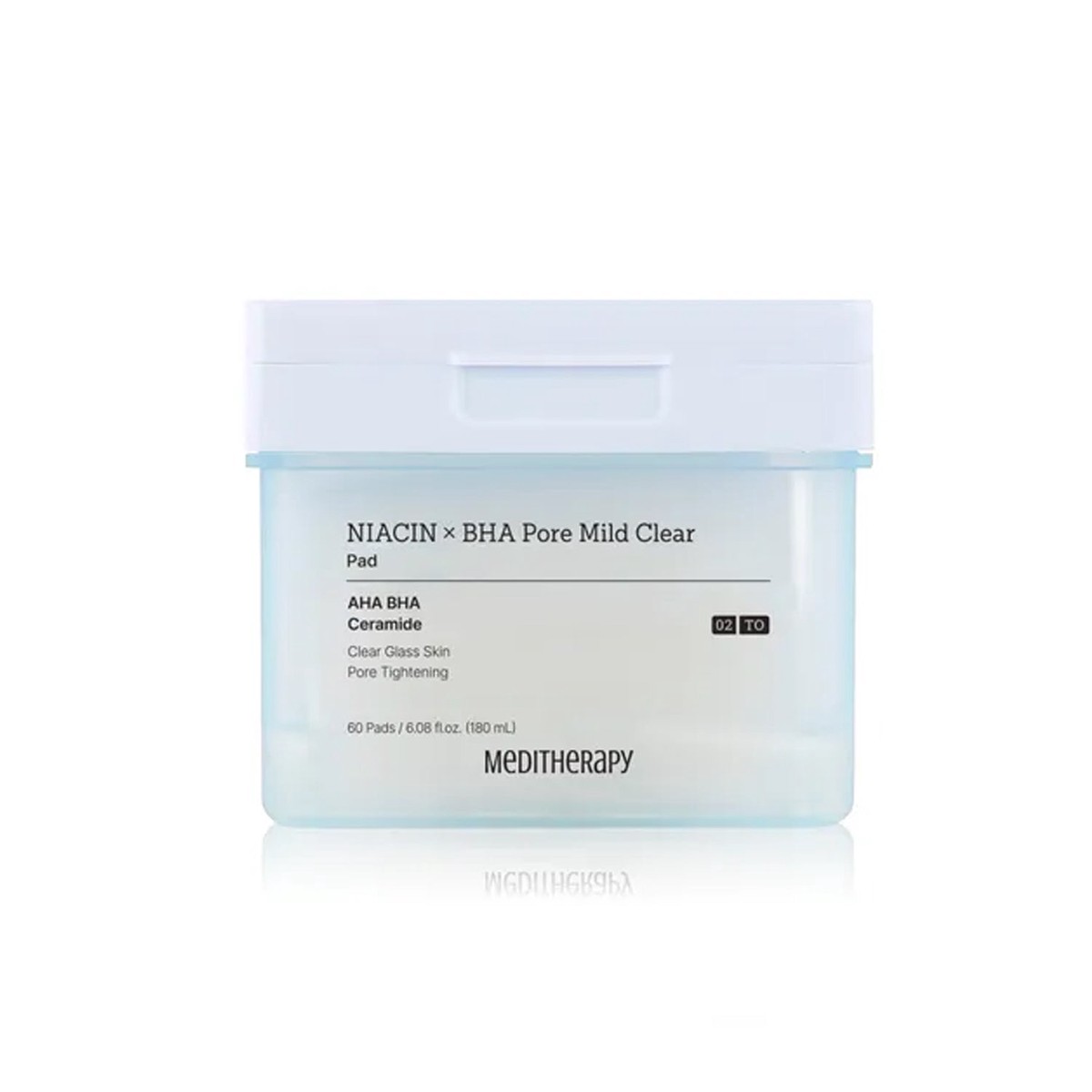 Meditherapy NIACIN x BHA Pore Mild Clear Pad 60ea
