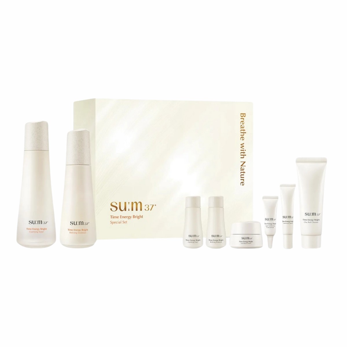 sum37 Time Energy Bright Basic Skincare Special Set (Toner 170mlEmulsion 120ml)
