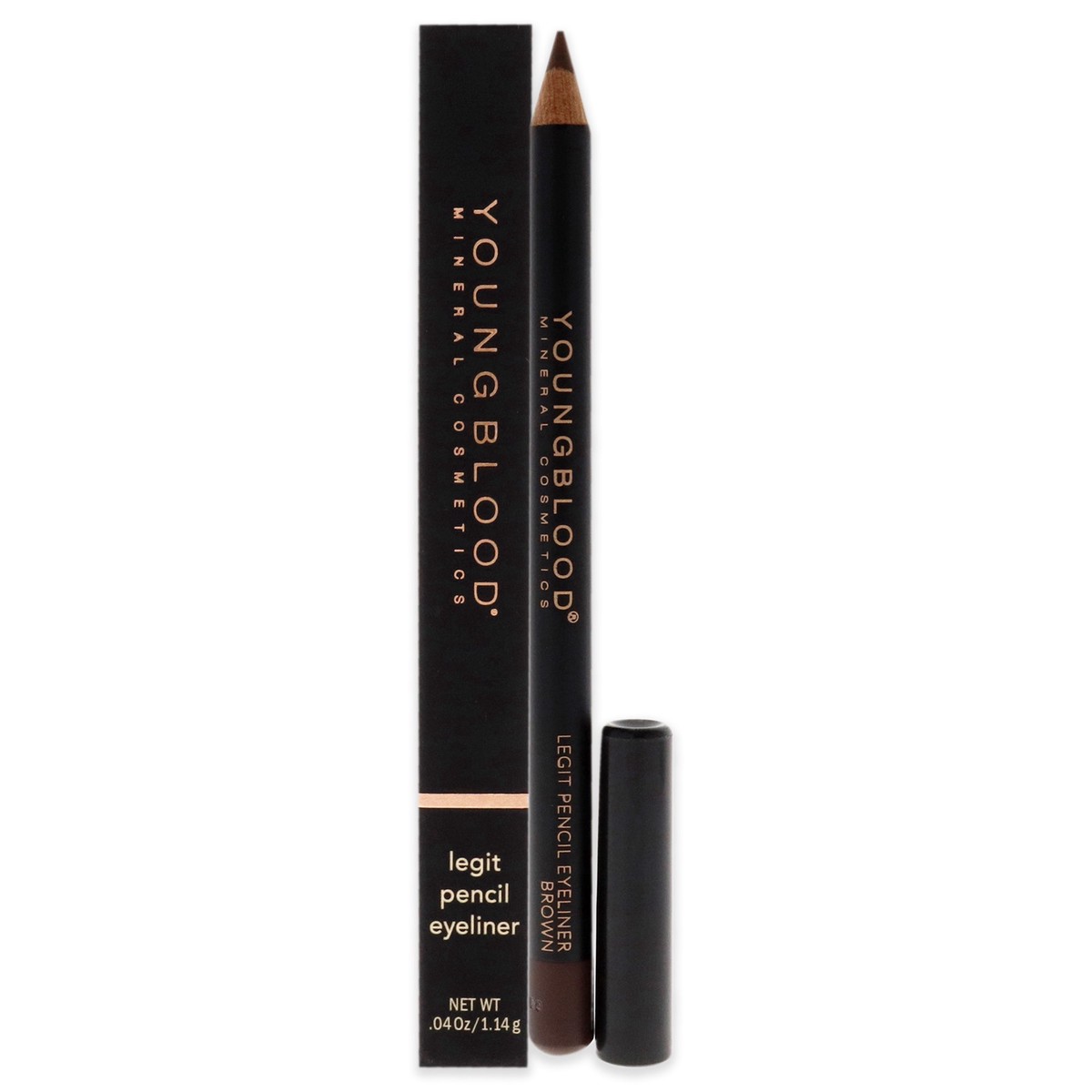Youngblood Legit Pencil Eyeliner - Brown by Youngblood for Women - 004 oz Eyeliner