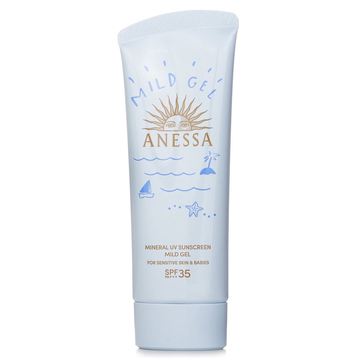 Anessa Mineral UV Sunscreen Mild Gel SPF35 For Sensitive Skin Babies 90g