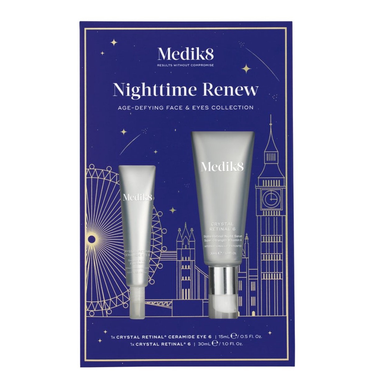 Medik8 Nighttime Renew Age-Defying Face Eyes Collection