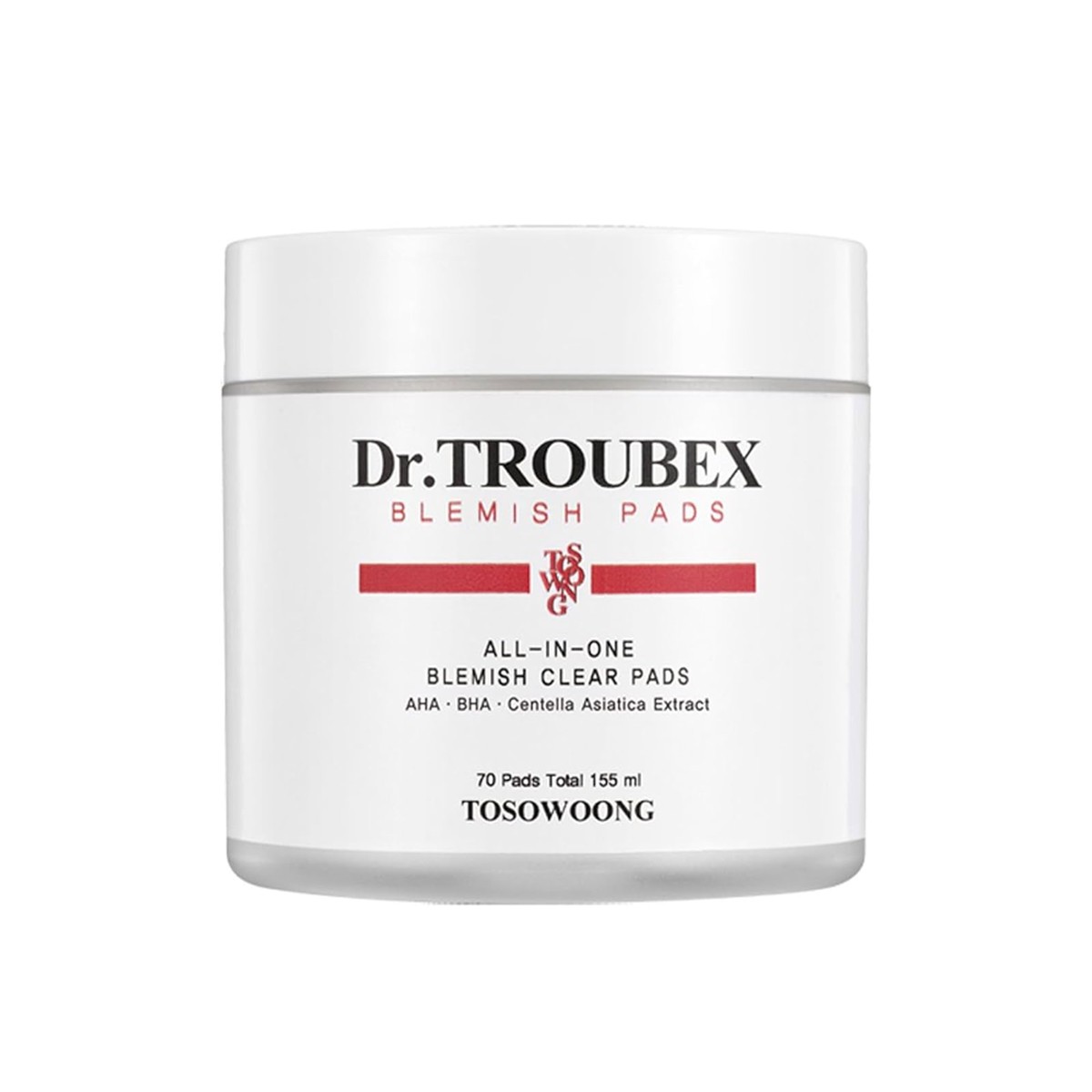 TOSOWOONG Dr Troubex Blemish Pads 70pcs