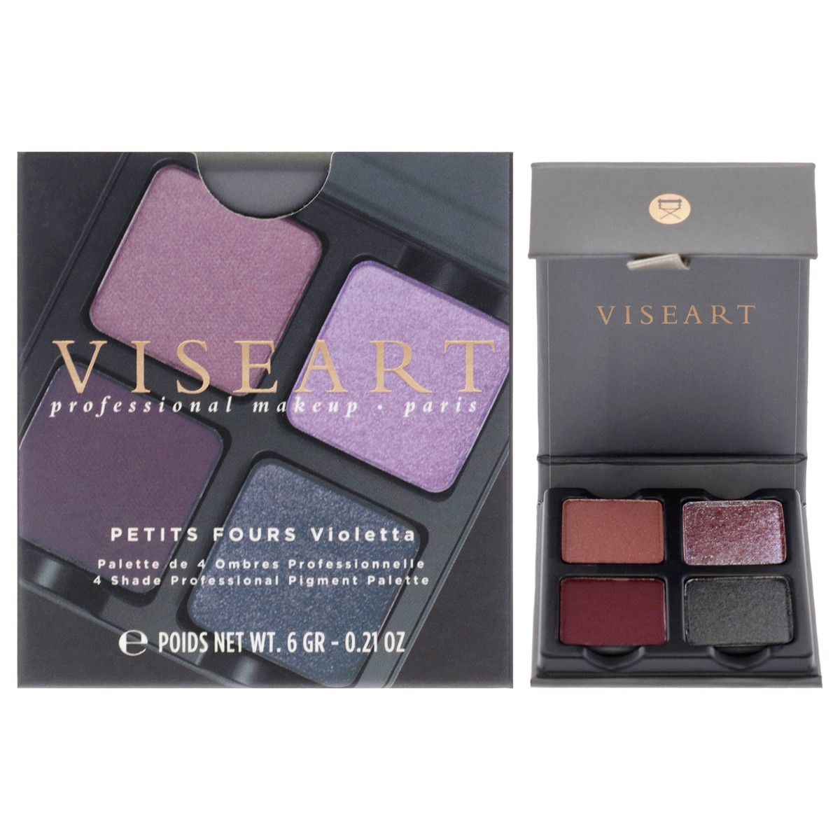 Viseart Paris Petits Fours Eyeshadow Palette - Violetta by Viseart Paris for Women - 021 oz Eye Shadow