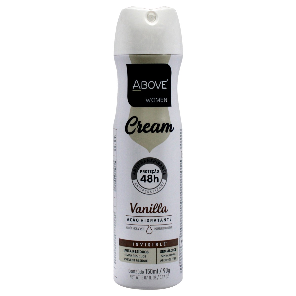 Above 48 Hours Cream Antiperspirant Deodorant - Vanilla by Above for Women - 317 oz Deodorant Spray