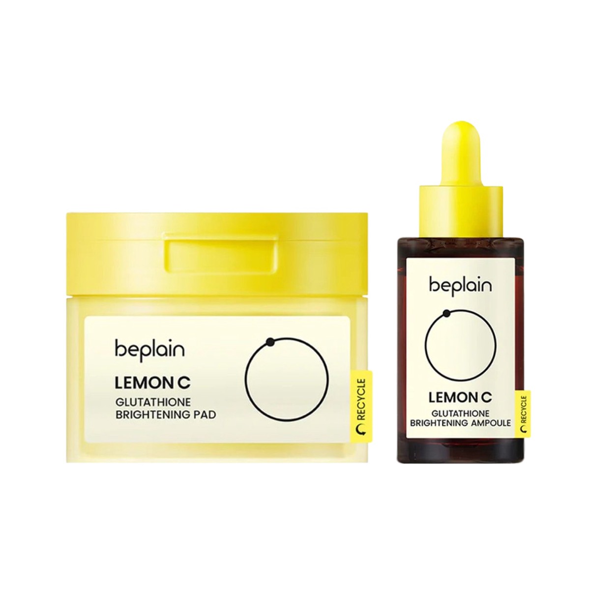beplain Lemon C Glutathione 2-Piece Set (Pads 70 Sheets Ampoule 30ml)