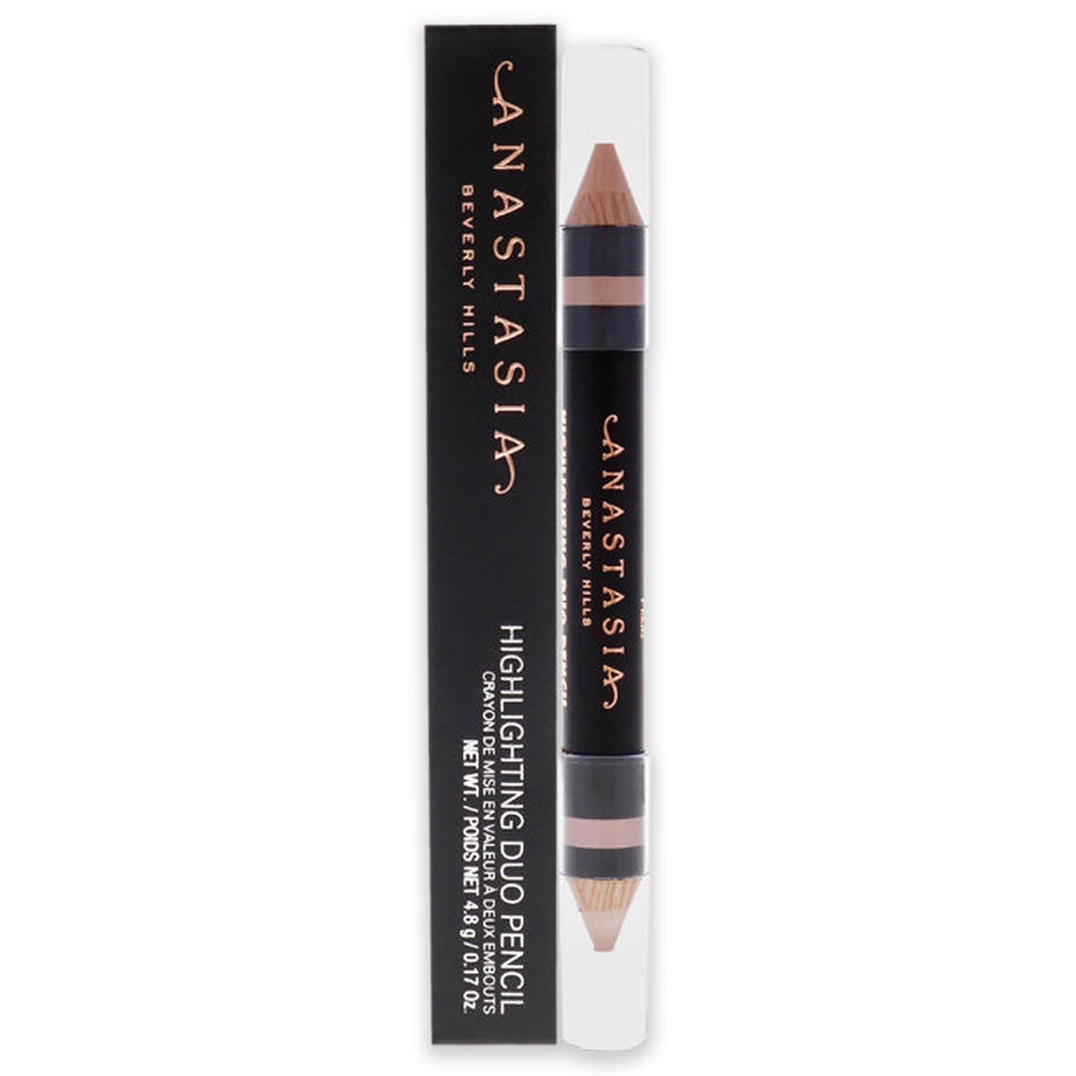 Anastasia Beverly Hills Highlighting Duo Pencil - Matte Camille-Sand Shimmer by Anastasia Beverly Hills for Women - 017 oz Highlighter