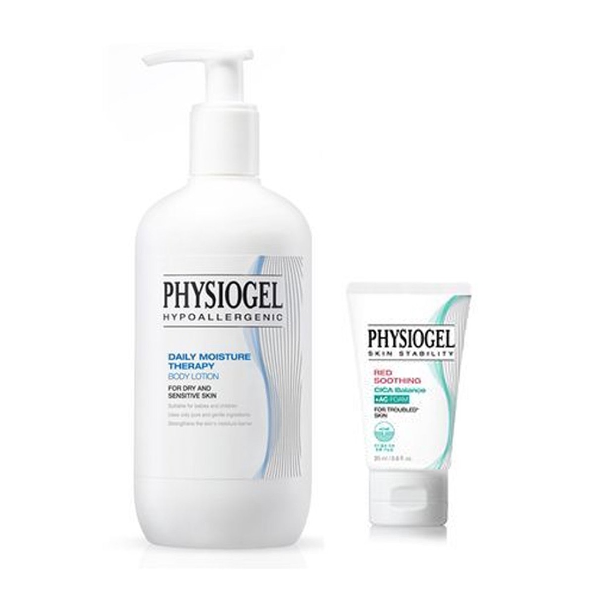 PHYSIOGEL DMT Body Lotion (400ml) Cica Foam Cleanser (20ml) Limited Edition Set
