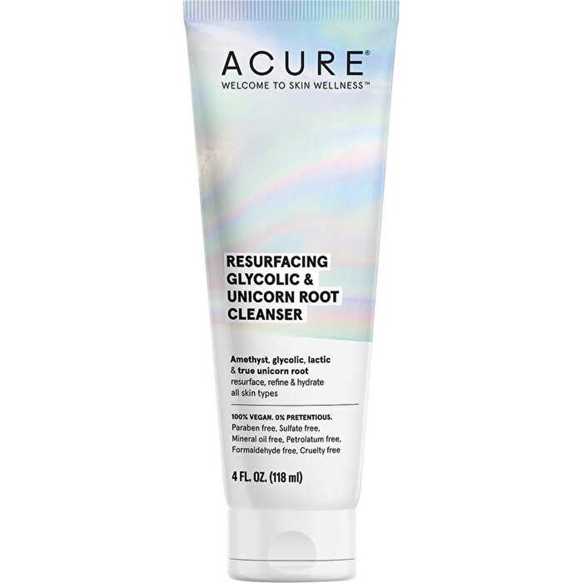 Acure Resurfacing Glycolic Unicorn Root Cleanser 118ml