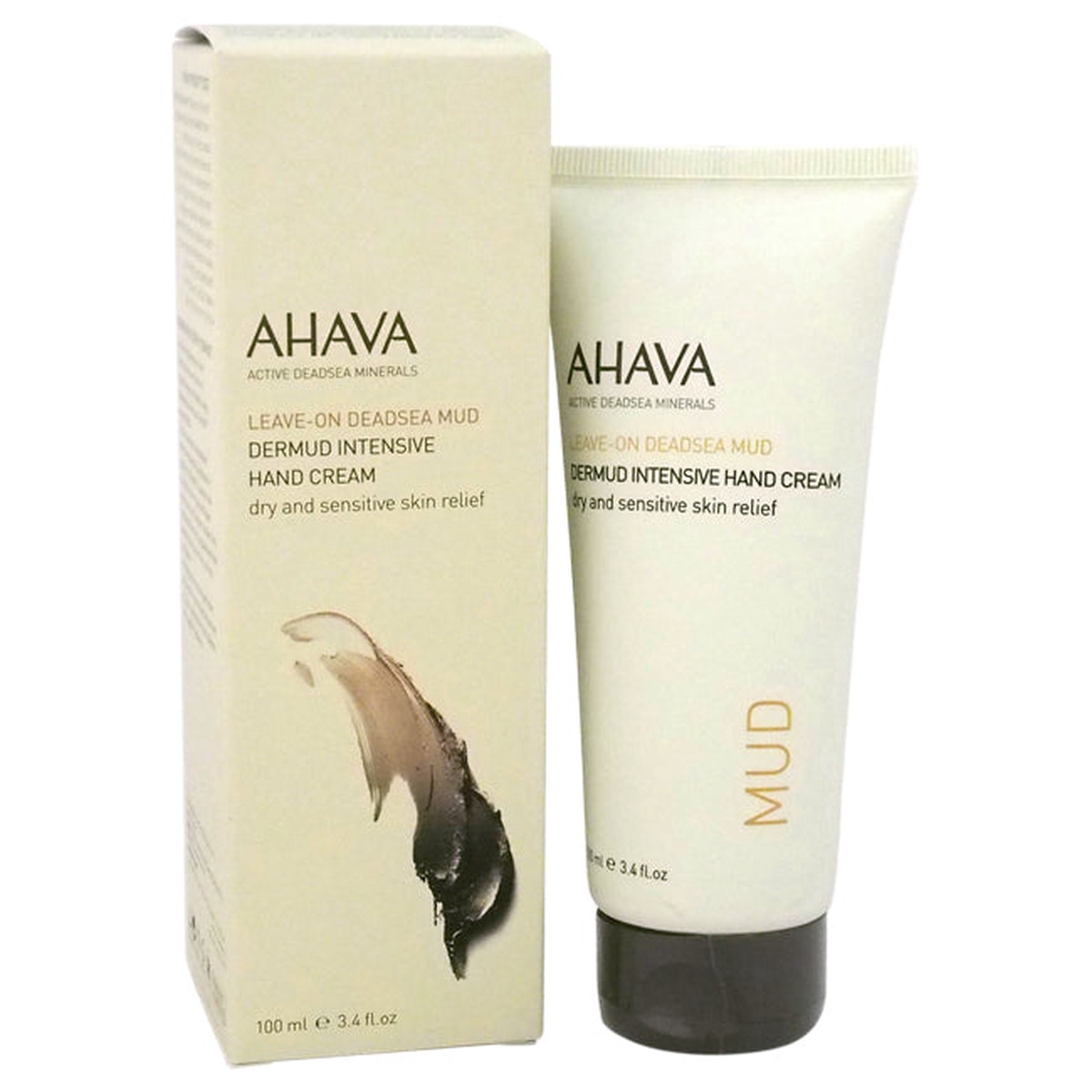AHAVA Leave-On Deadsea Mud Dermud Intensive Hand Cream - Dry Sensitive Skin Relief by AHAVA for Unisex - 34 oz Hand Cream