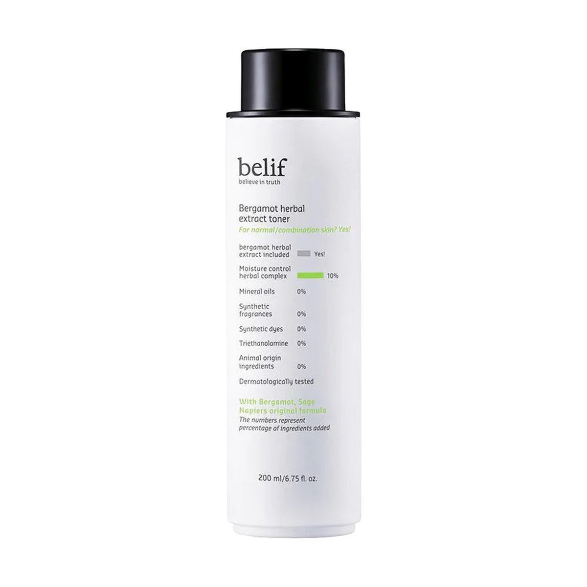 belif Bergamot Herbal Extract Toner 200ml