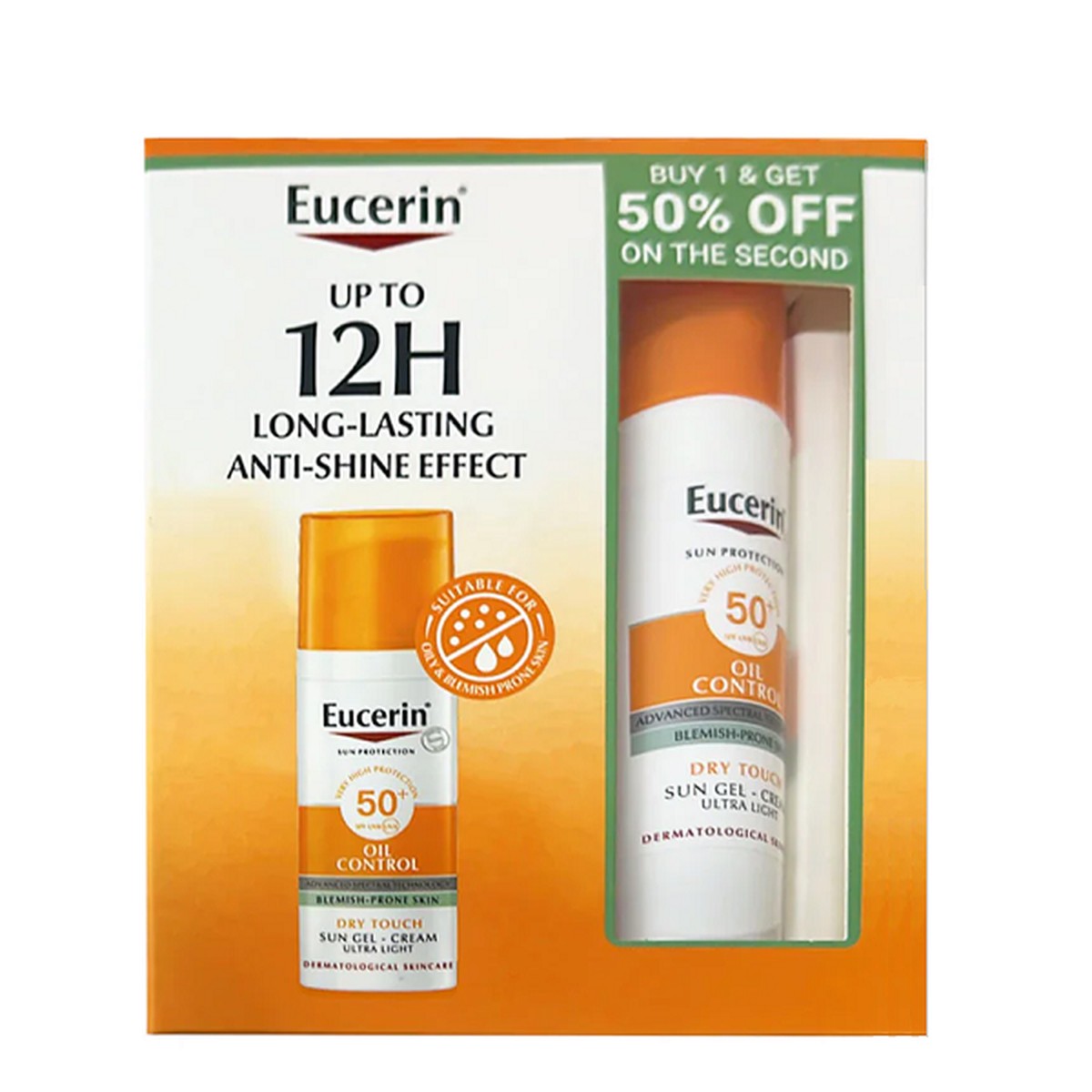 Eucerin - Oil Control Sun Gel Cream SPF 50 Buy 1 Get 50 Off On The Second