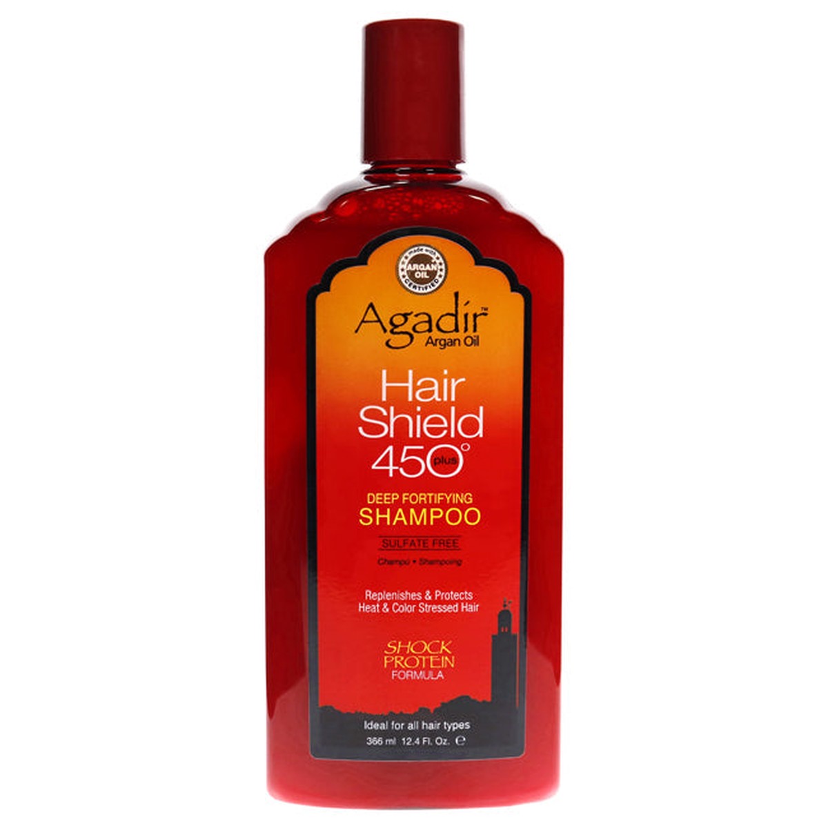 Agadir Argan Oil Hair Shield 450 Deep Fortifying Shampoo by Agadir for Unisex - 124 oz Shampoo