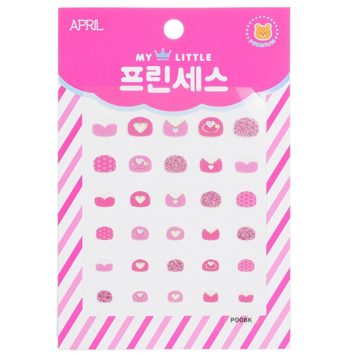 April Korea Princess Kids Nail Sticker - P008K 1pack