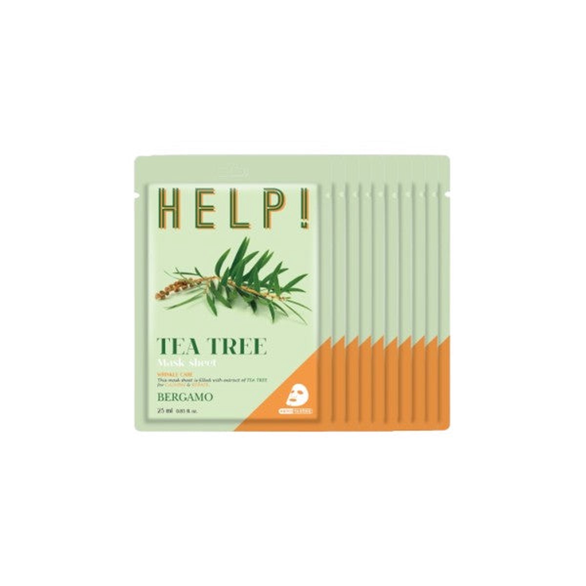 Bergamo Help Mask Pack Tea Tree 25ml 10ea