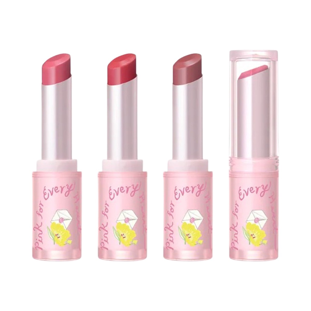 AGE20s Pink for Every Heart Edition Care Glow Lip Balm 3 Colors