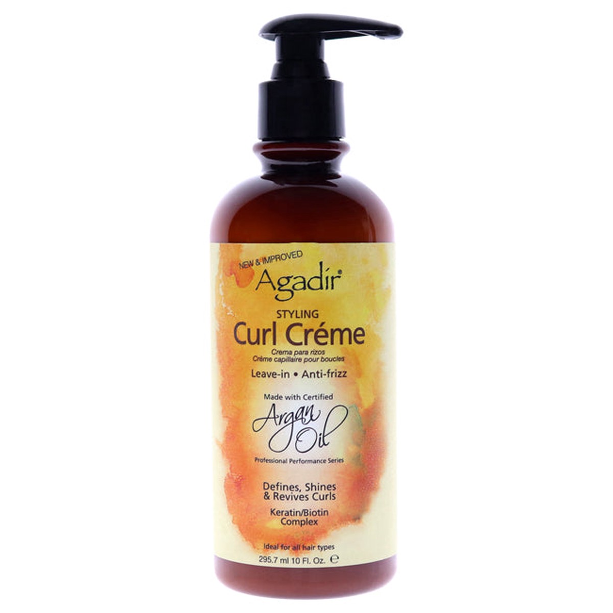Agadir Argan Oil Styling Curl Creme by Agadir for Unisex - 10 oz Cream