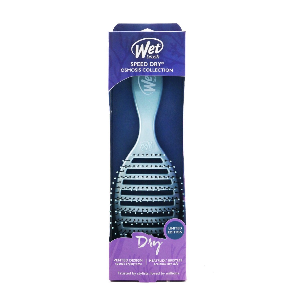 Wet Brush Speed Dry Detangler Osmosis Collection - Blue (Limited Edition) 1pc