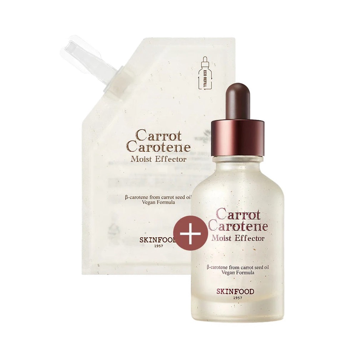 SKINFOOD Carrot Carotene Moist Effector Refill Set 55ml 52ml