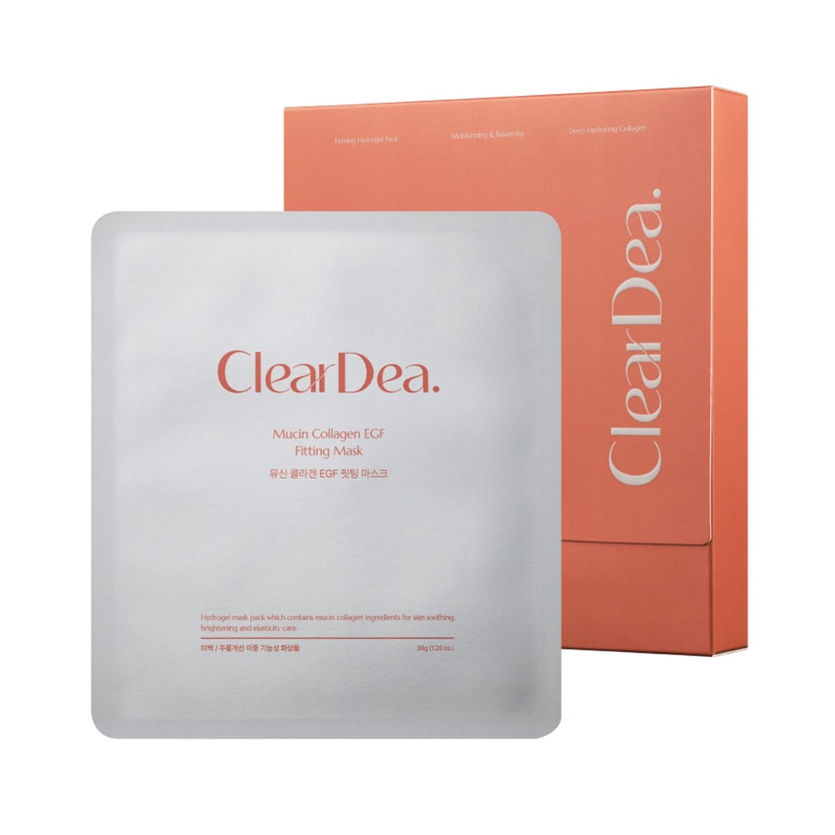 ClearDea Mucin Collagen EGF Fitting Mask 5ea