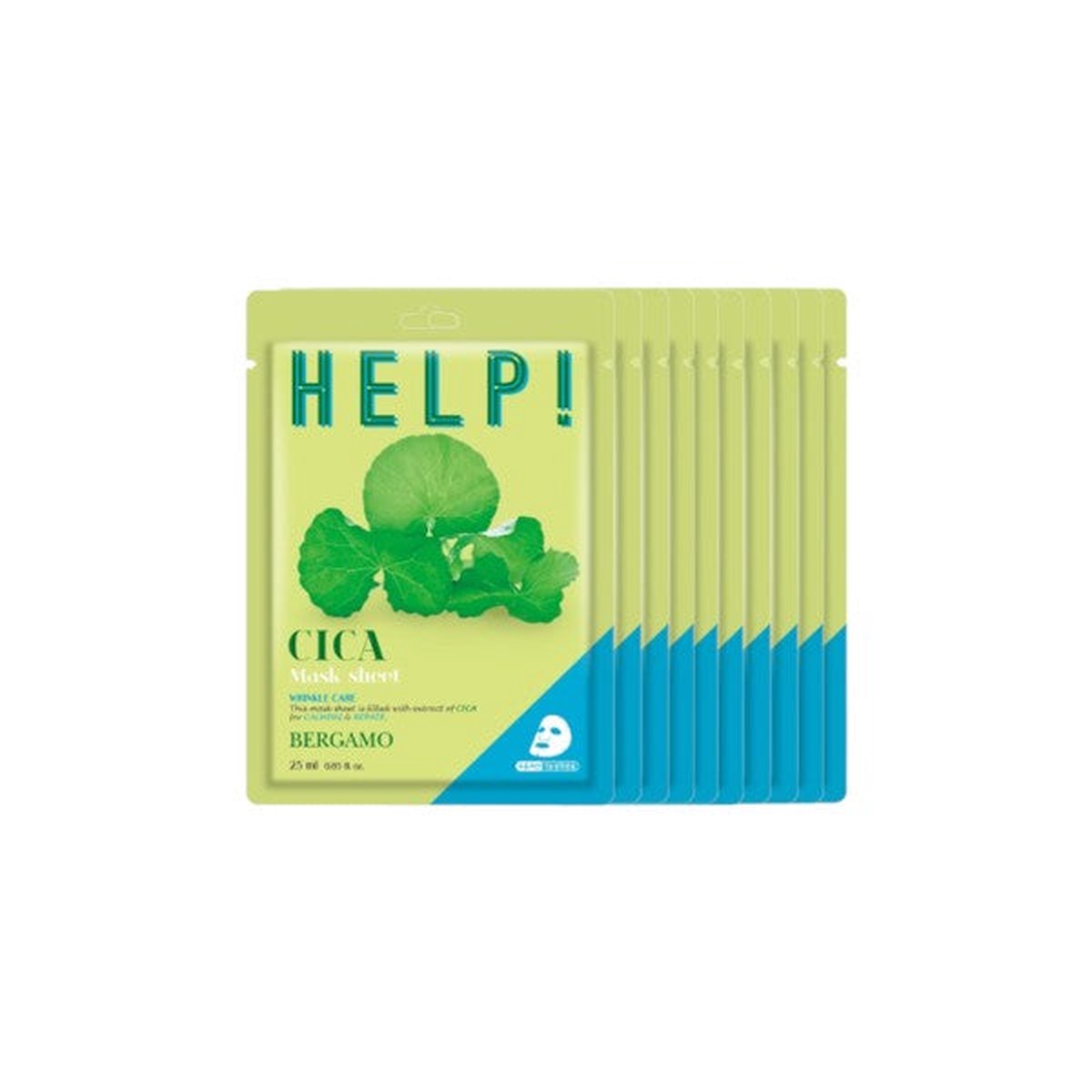 Bergamo Help Mask Pack Cica 25ml 10ea