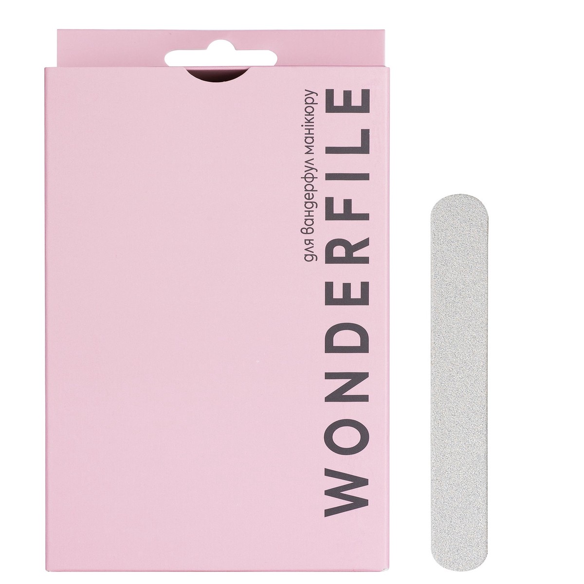 Wonderfile changeable files with a foam base White 160x18mm 180 gr 50 pcs WFF160150
