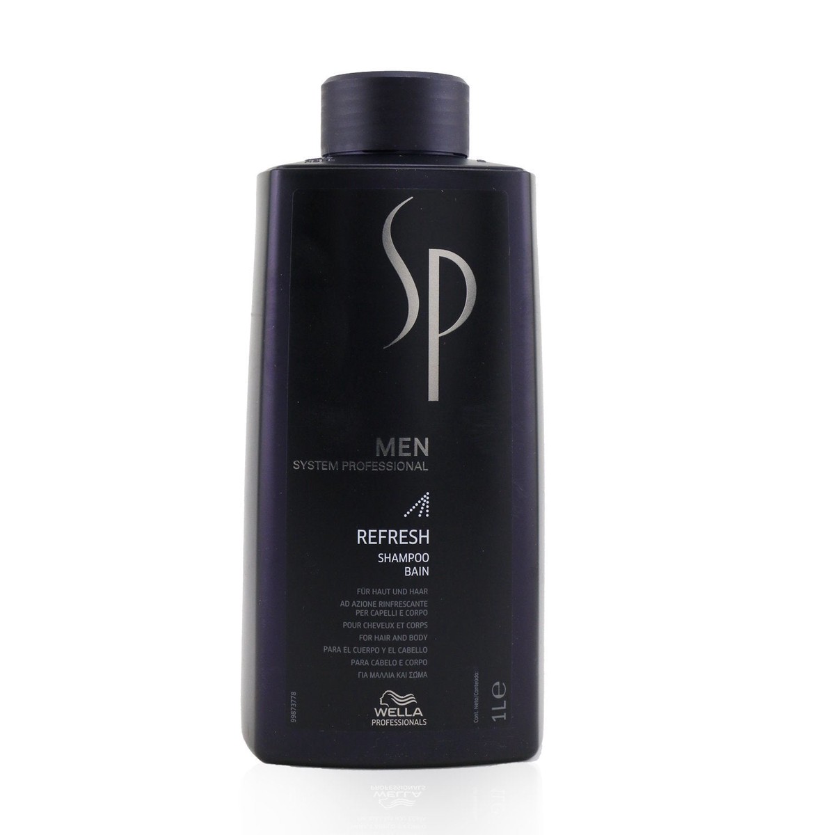 Wella SP Men Refresh Shampoo (For Hair and Body) 1000ml338oz