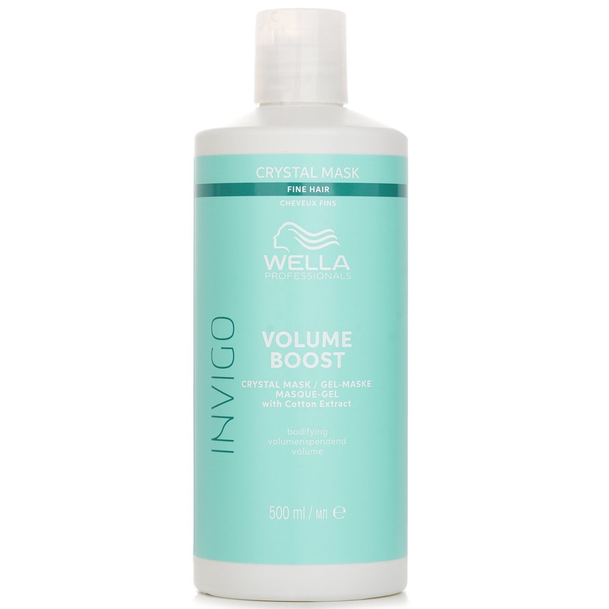Wella Invigo Volume Boost Crystal Mask With Cotton Extract Fine Hair 500ml