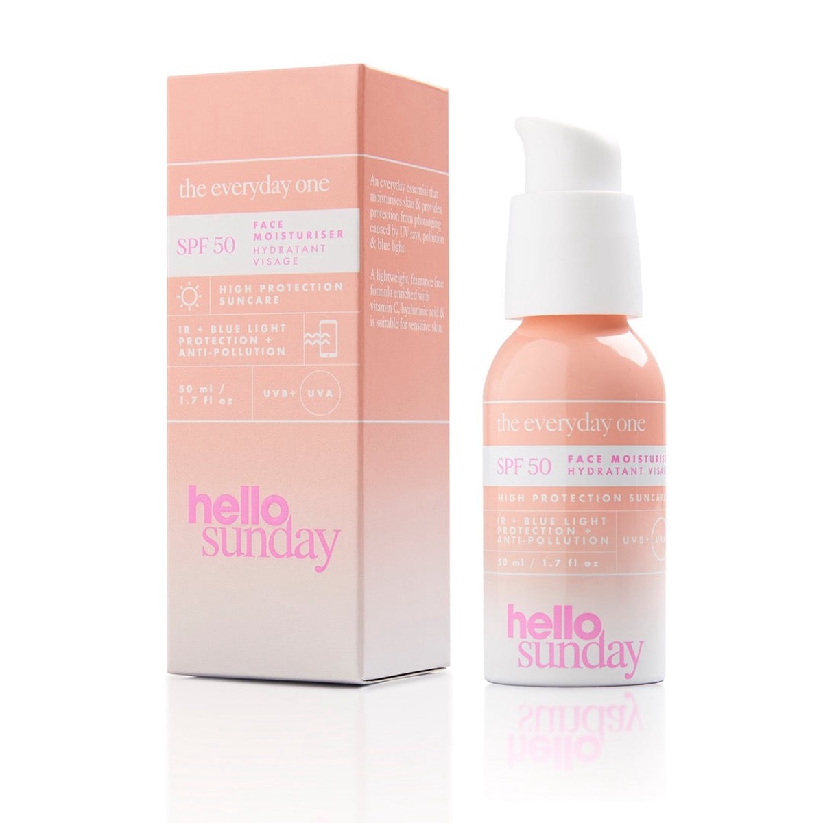 Hello Sunday The Everyday One Face Moisturiser SPF50 50ml