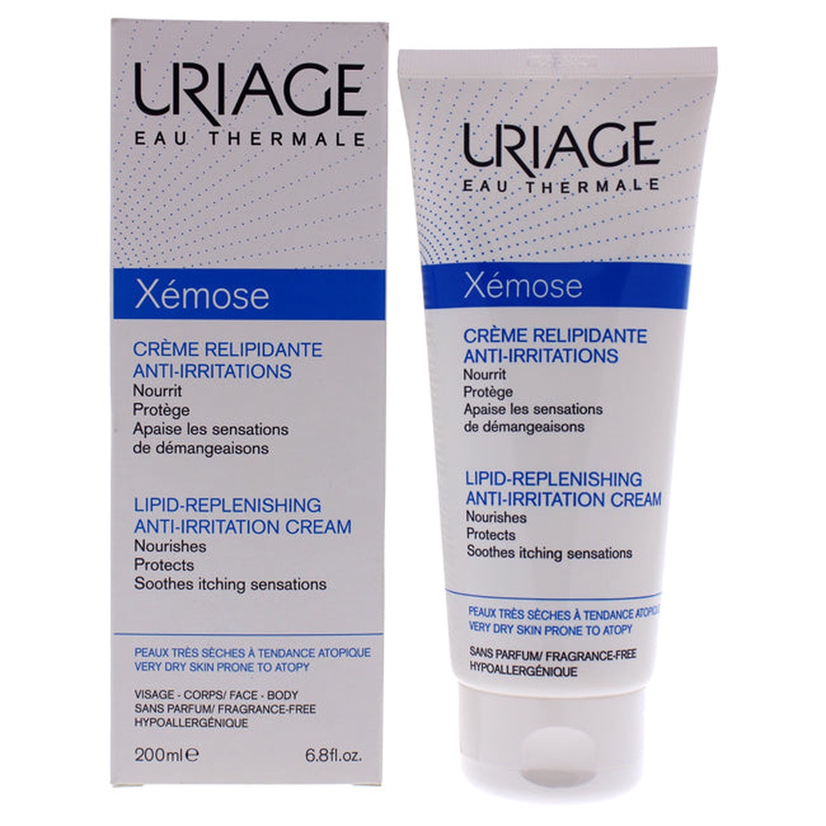 Uriage Xemose Lipid Replenishing Anti-Irritation Cream by Uriage for Unisex - 68 oz Cream
