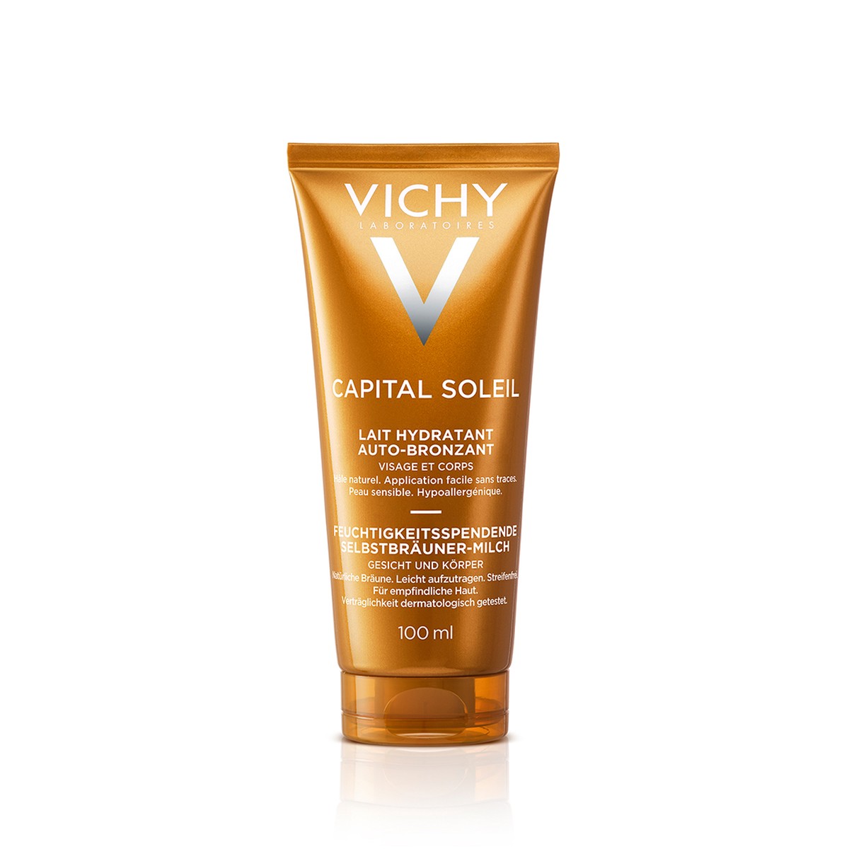 Vichy Capital Soleil Moisturising Self Tan Milk for Face Body 100ml