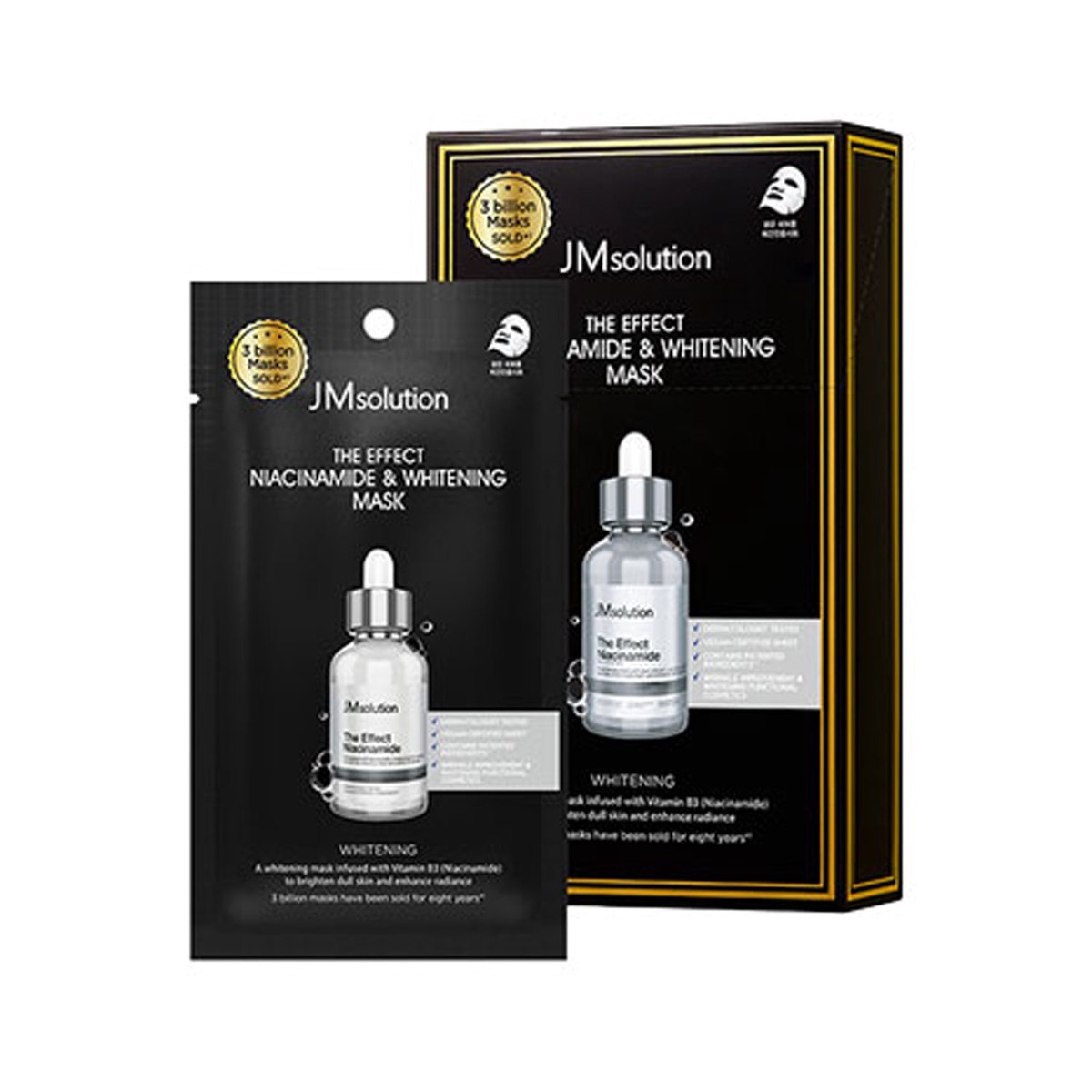 JM Solution The Effect Niacinamide Whitening Mask 10ea