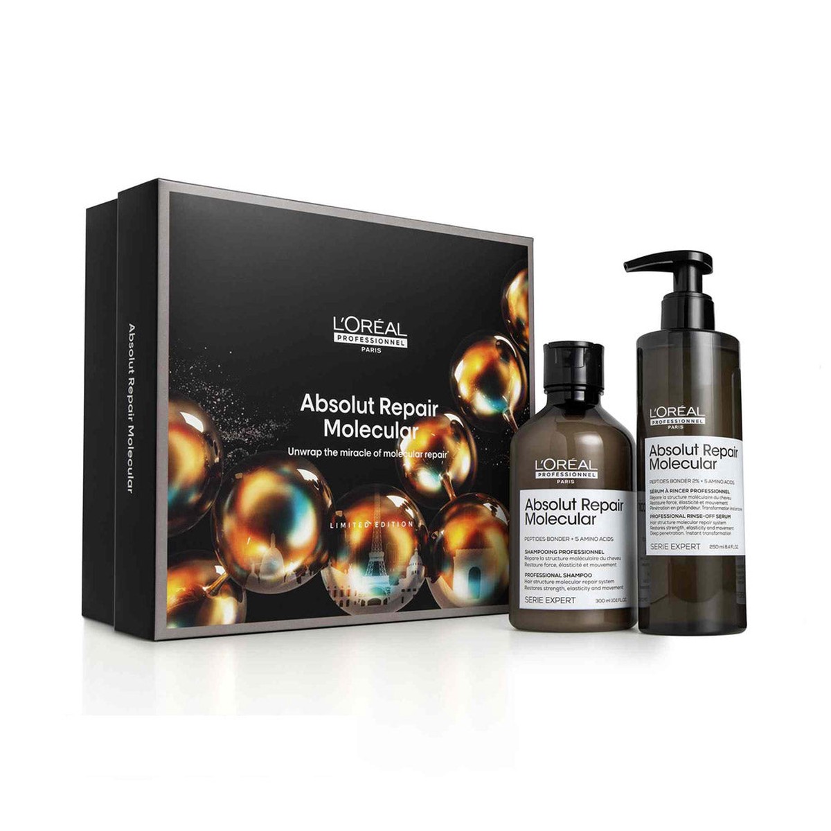 LOreal Professionnel Absolut Repair Molecular Duo Gift Set (Worth 45)