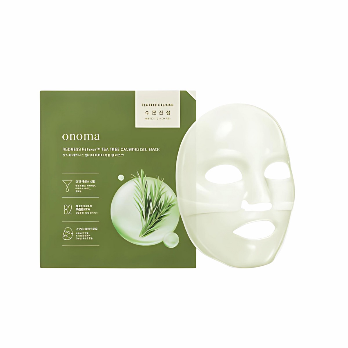 onoma Redness Reliever Tea Tree Calming Gel Mask Set (41)